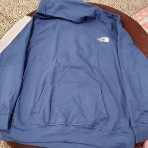 North Face Half Dome Hoodie Blue Mens Size XXL